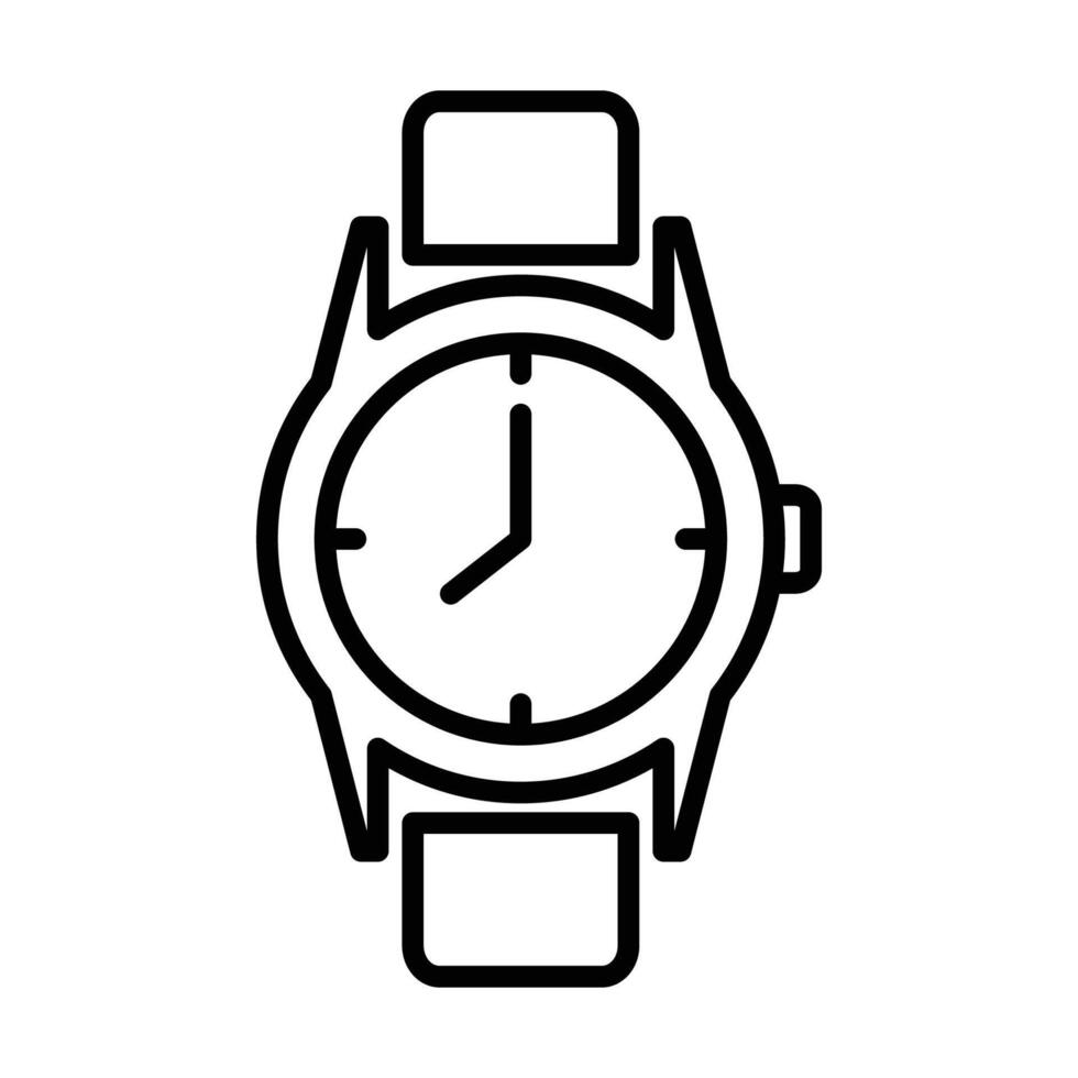 reloj icono vector diseño modelo en blanco antecedentes