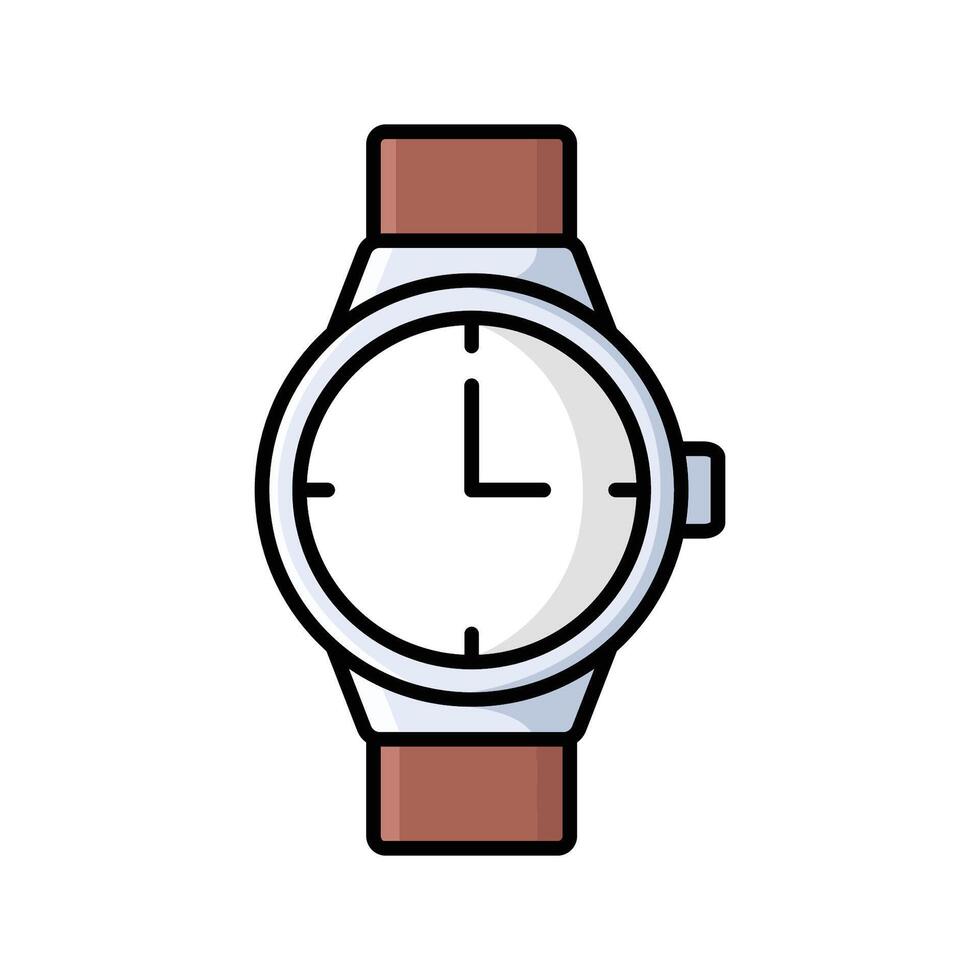 watch icon vector design template in white background