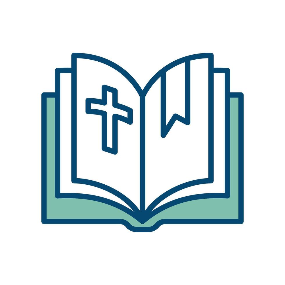 bible icon vector design template in white background