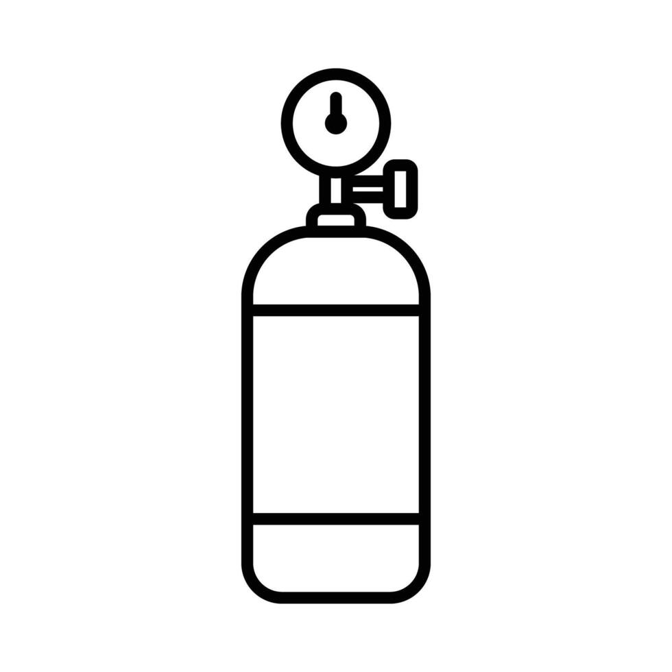 air tank icon vector design template in white background