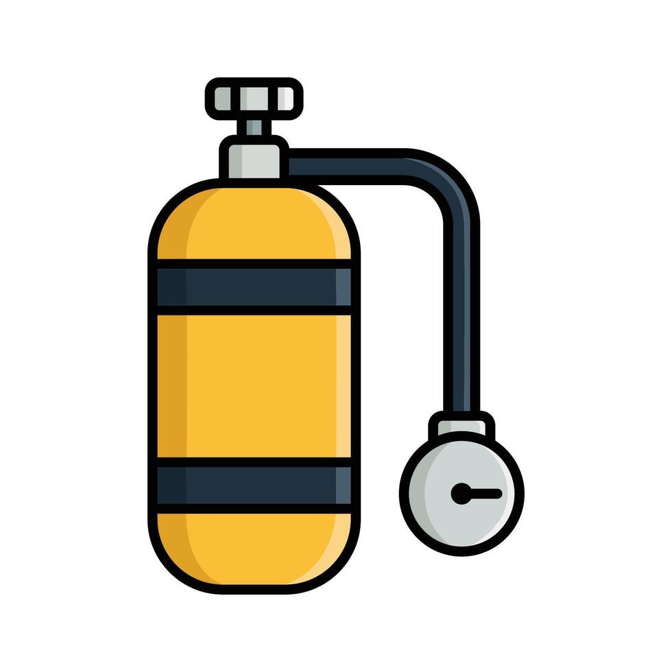 air tank icon vector design template in white background