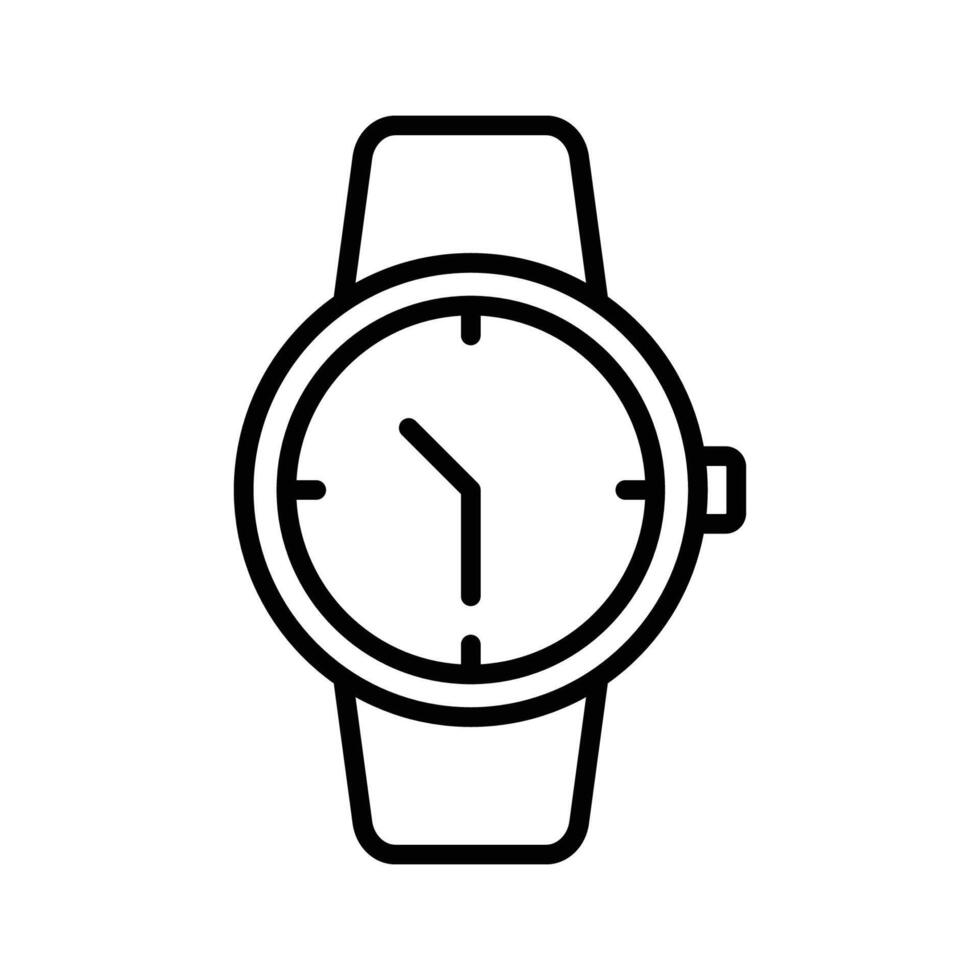 watch icon vector design template in white background