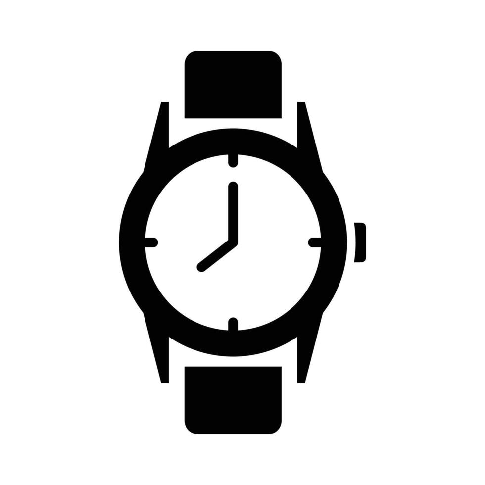 watch icon vector design template in white background