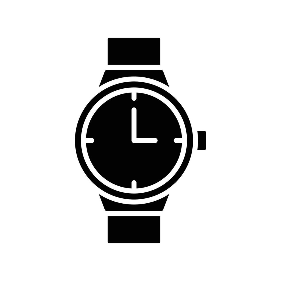 watch icon vector design template in white background
