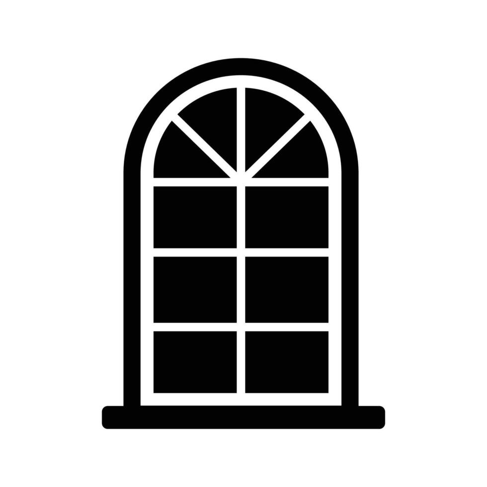 ventana icono vector diseño modelo en blanco antecedentes