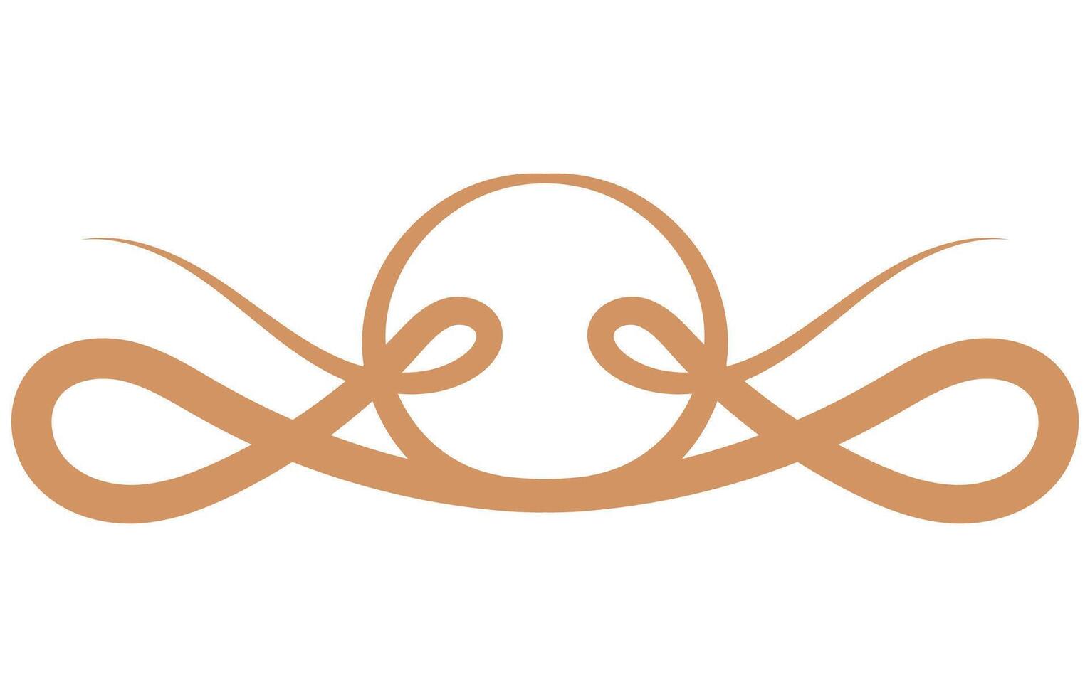 ornaments vintage simple golden lines for decoration Baroque Element vector