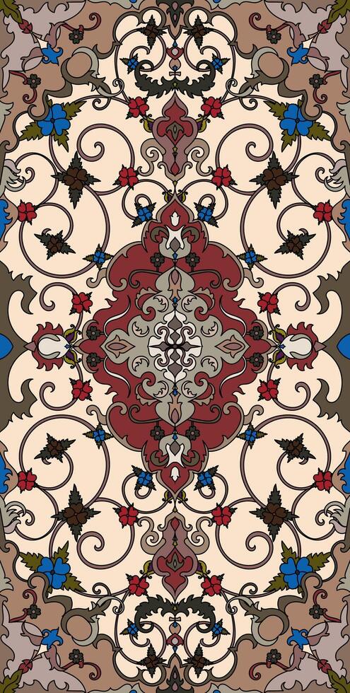navajo pattern.Persian rug.Aztec tribal.seamless geometric pattern. Indigenous ethnic carpet. Ethnicity. Red carpet, the story of the fire war. vector