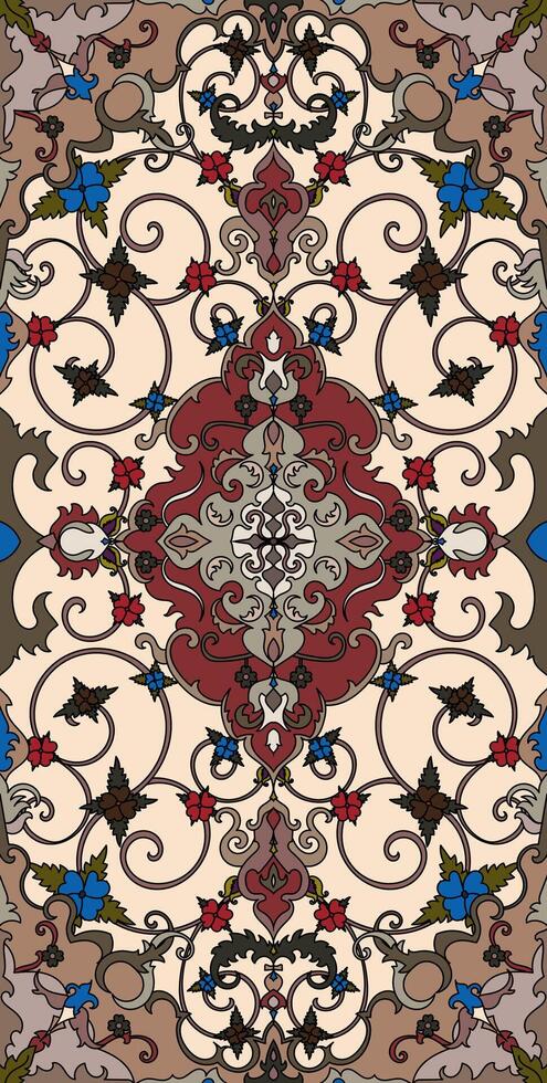 navajo pattern.Persian rug.Aztec tribal.seamless geometric pattern. Indigenous ethnic carpet. Ethnicity. Red carpet, the story of the fire war. vector