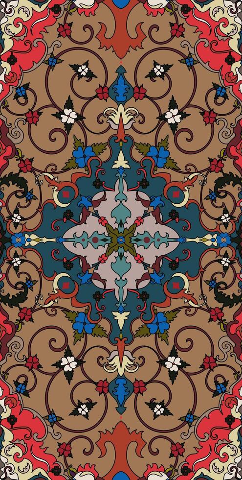 navajo pattern.Persian rug.Aztec tribal.seamless geometric pattern. Indigenous ethnic carpet. Ethnicity. Red carpet, the story of the fire war. vector