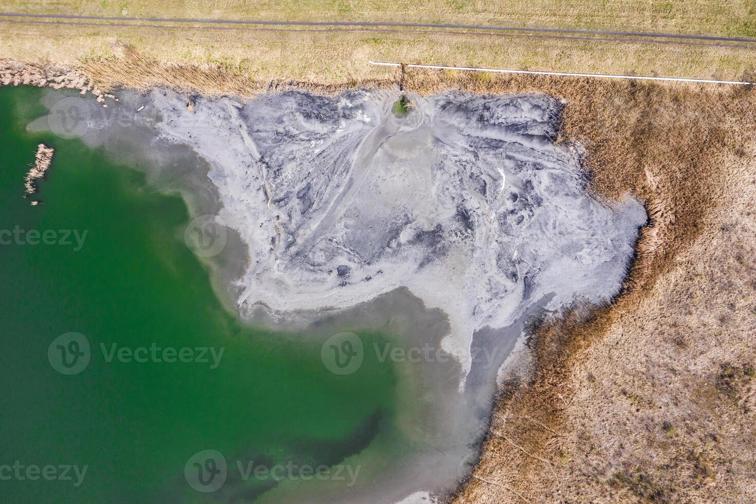 Aerial landscape from the drone photo