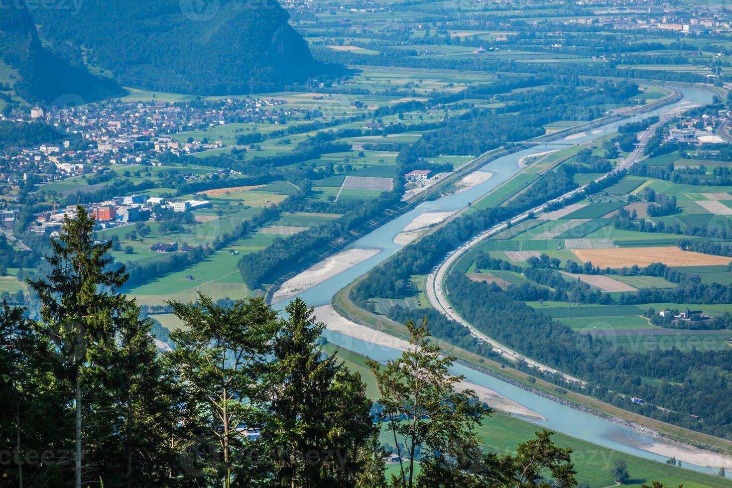 beautiful panorama of Liechtenstein photo