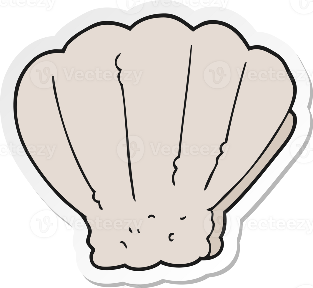 sticker of a cartoon shell png