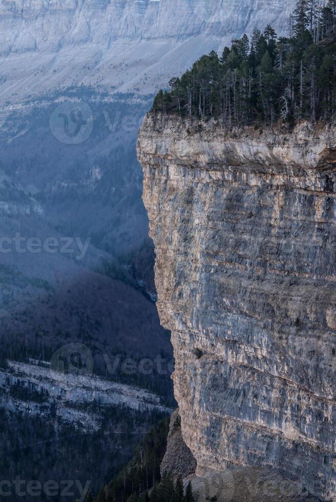 Monte Perdido in Ordesa National Park, Huesca. Spain. photo