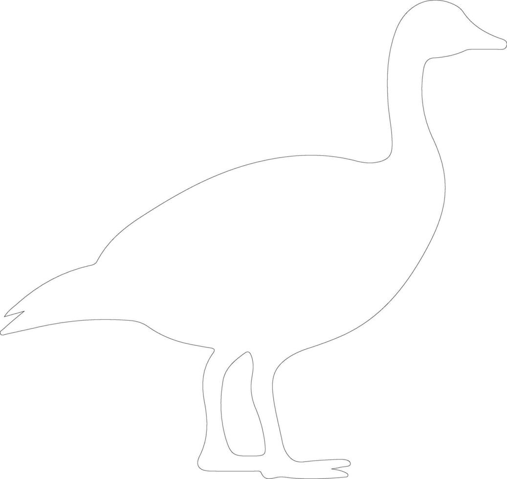 Canadagoose outline silhouette vector