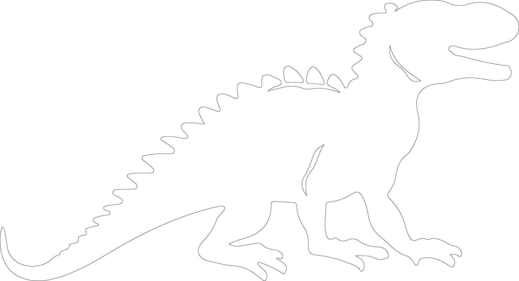 Quaesitosaurus   outline silhouette vector