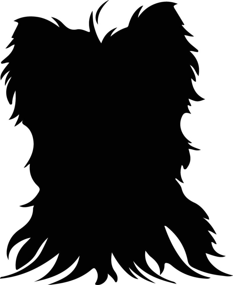 Affenpinscher  black silhouette vector