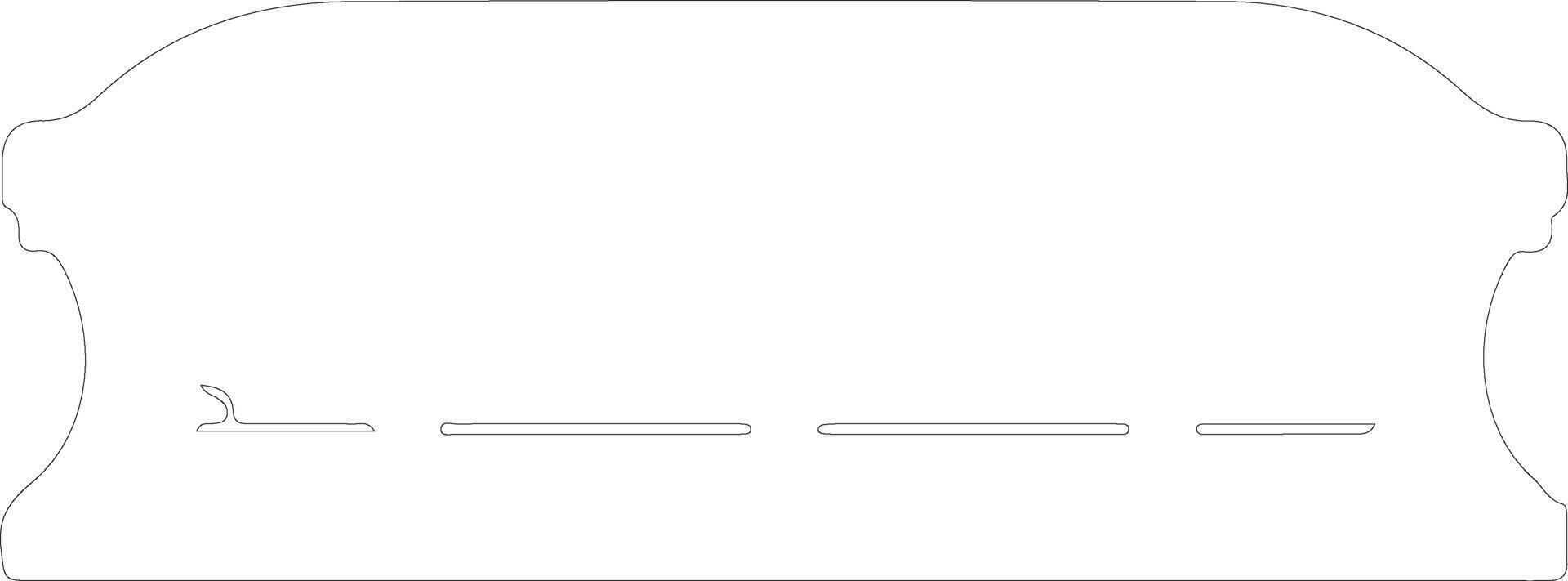 Coffin  outline silhouette vector
