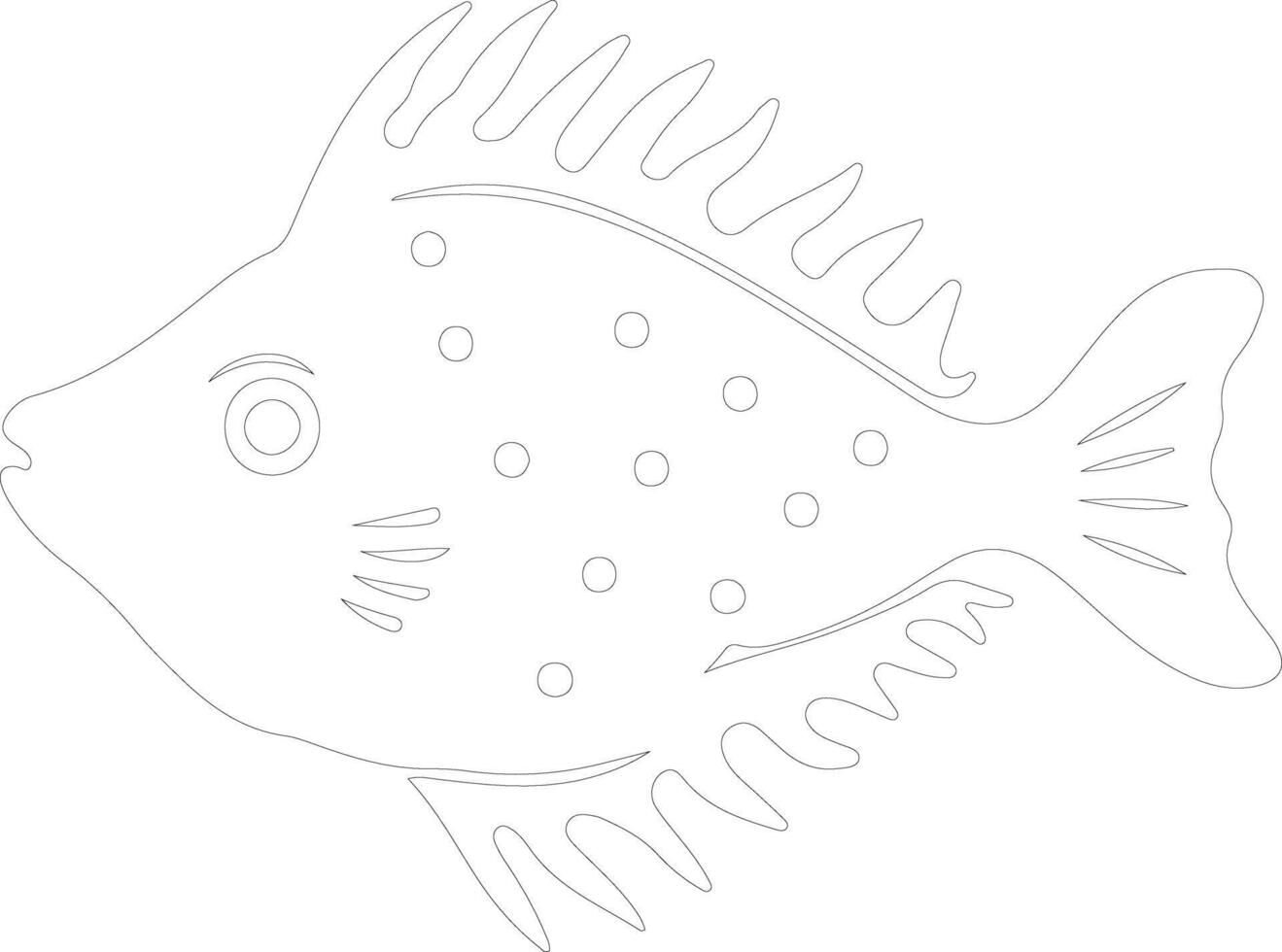 fugu   outline silhouette vector