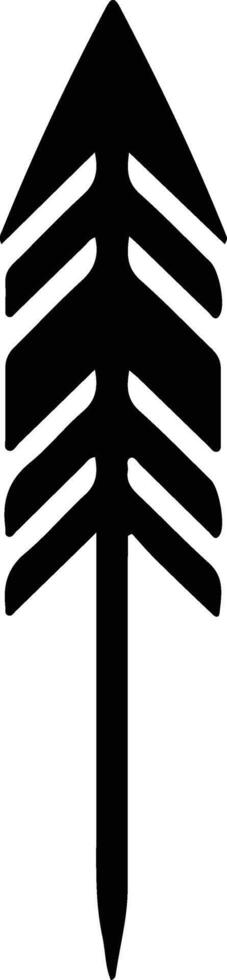 Arrow icon  black silhouette vector