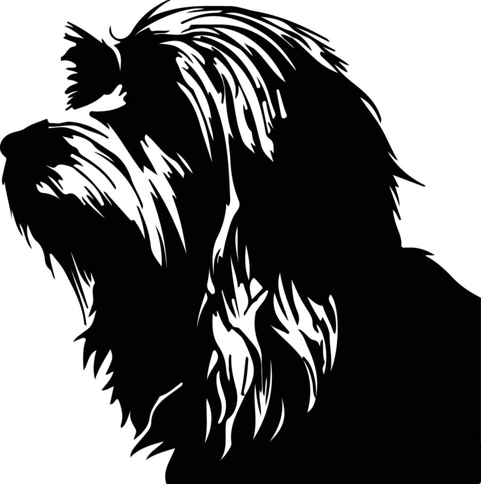 cotondetulear silueta retrato vector