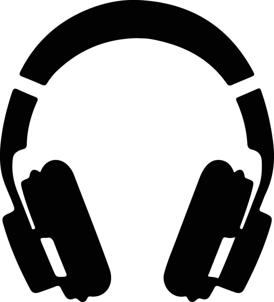 Audio icon  black silhouette vector