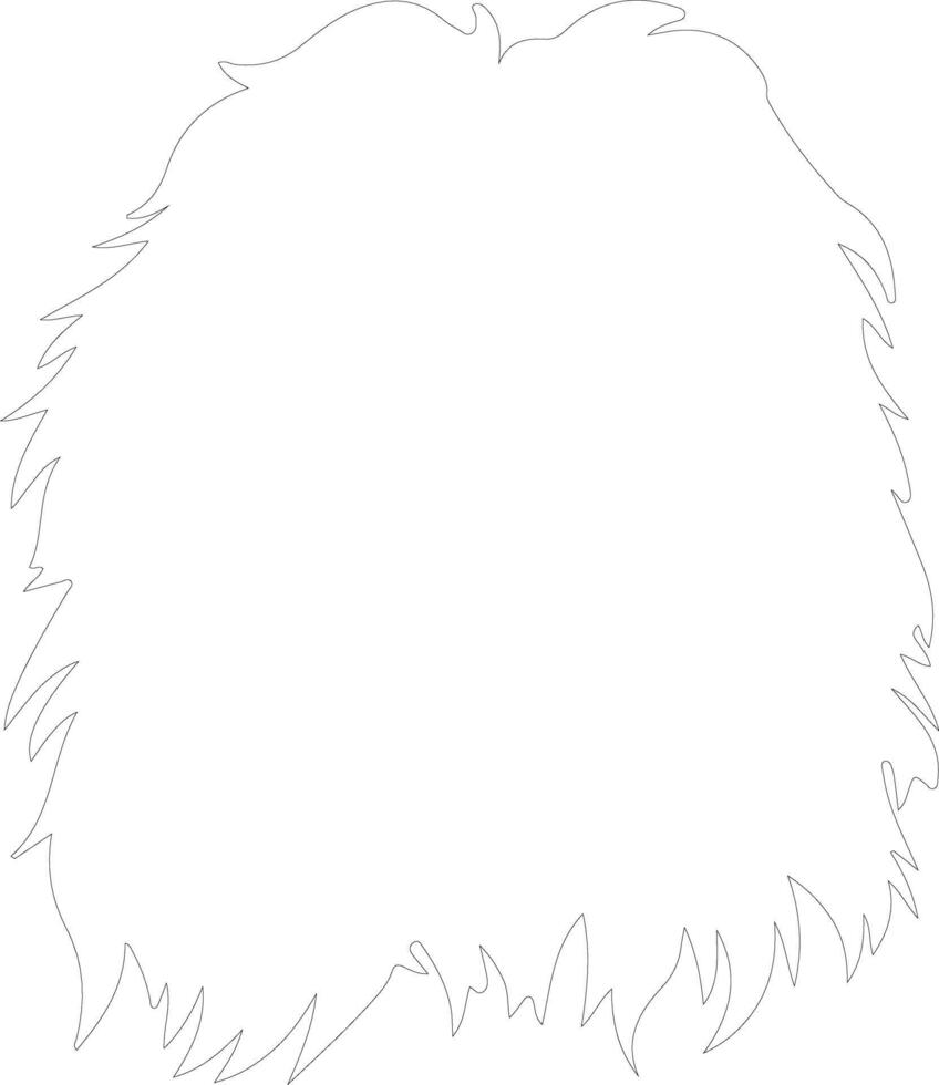 Puli  outline silhouette vector