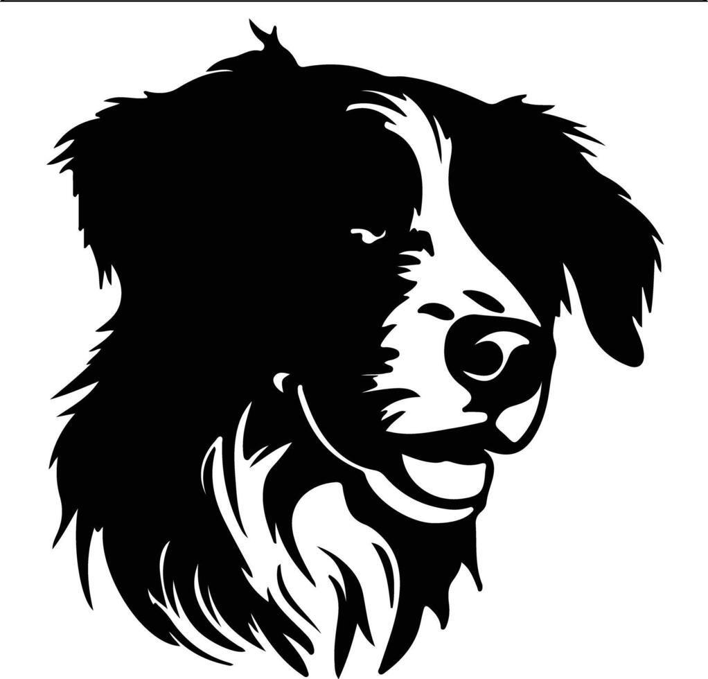 Nova Scotia Duck Tolling Retriever  silhouette portrait vector