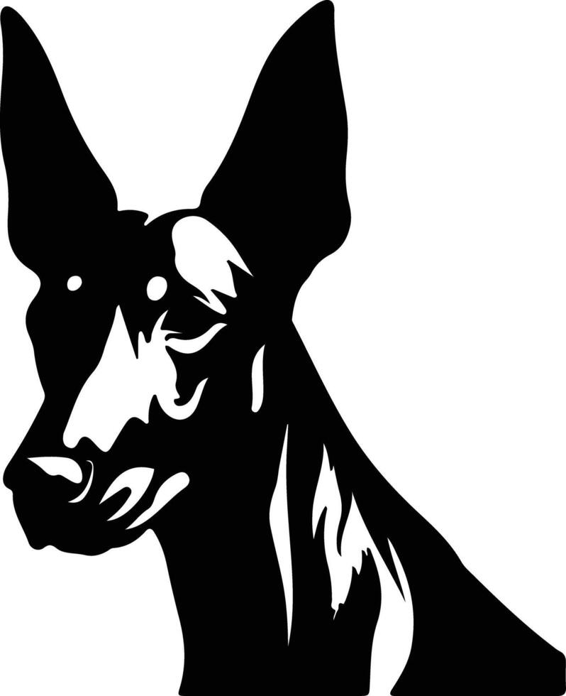 Pharaoh Hound  silhouette portrait vector