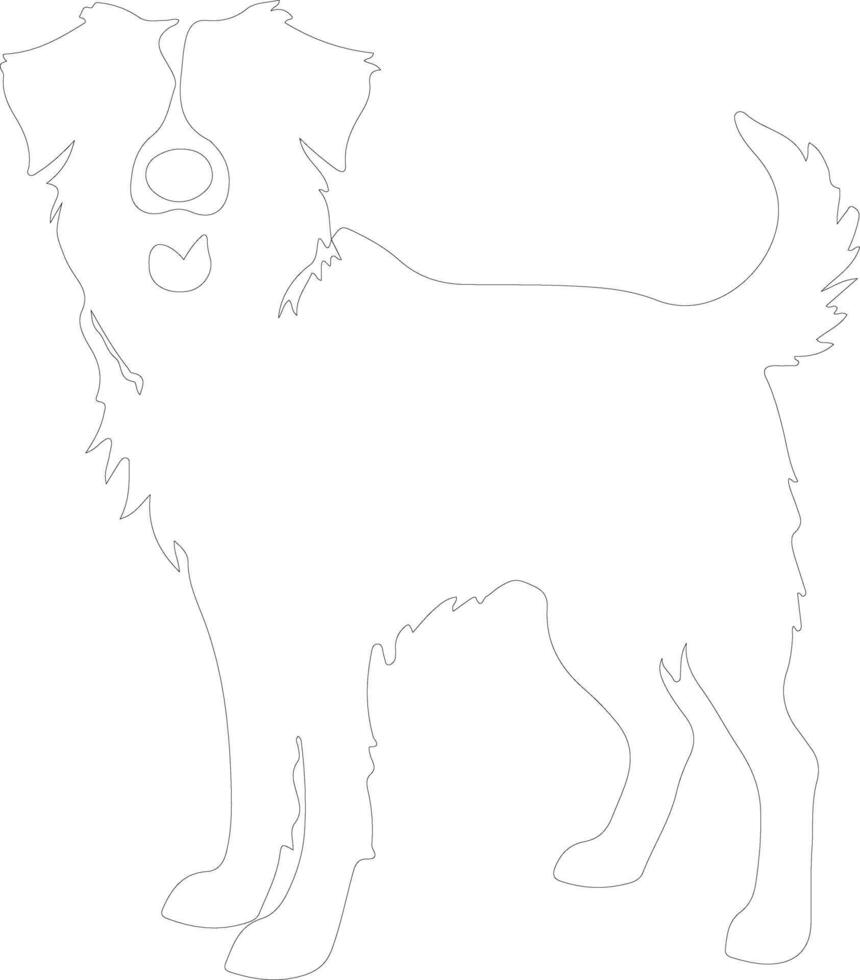 companiondog outline silhouette vector