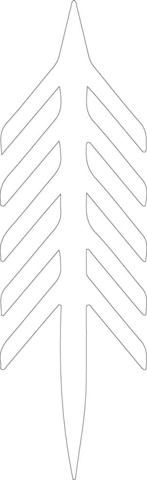 Arrow icon  outline silhouette vector