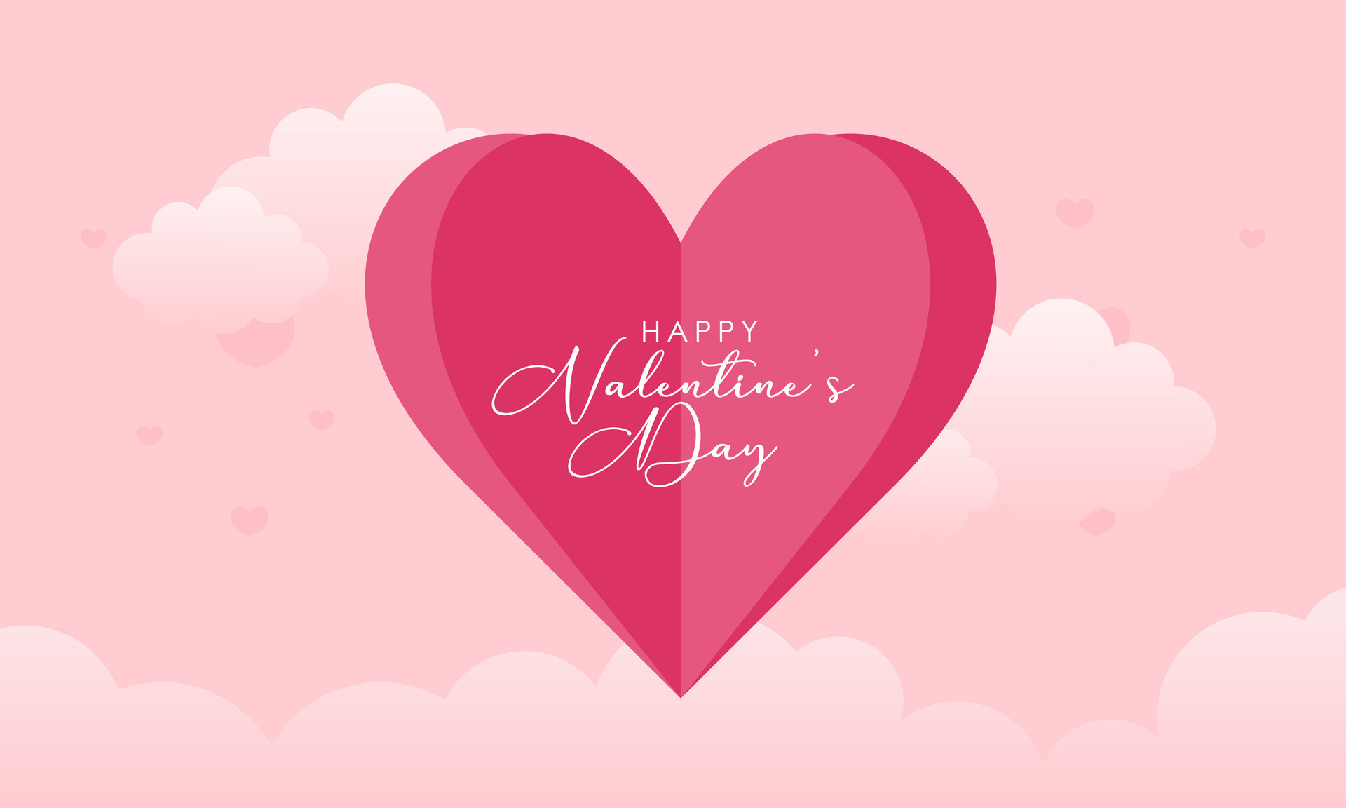 Happy Valentines Day. Celebrate Day Full of Love on February 14th Concept Illustration 38493153