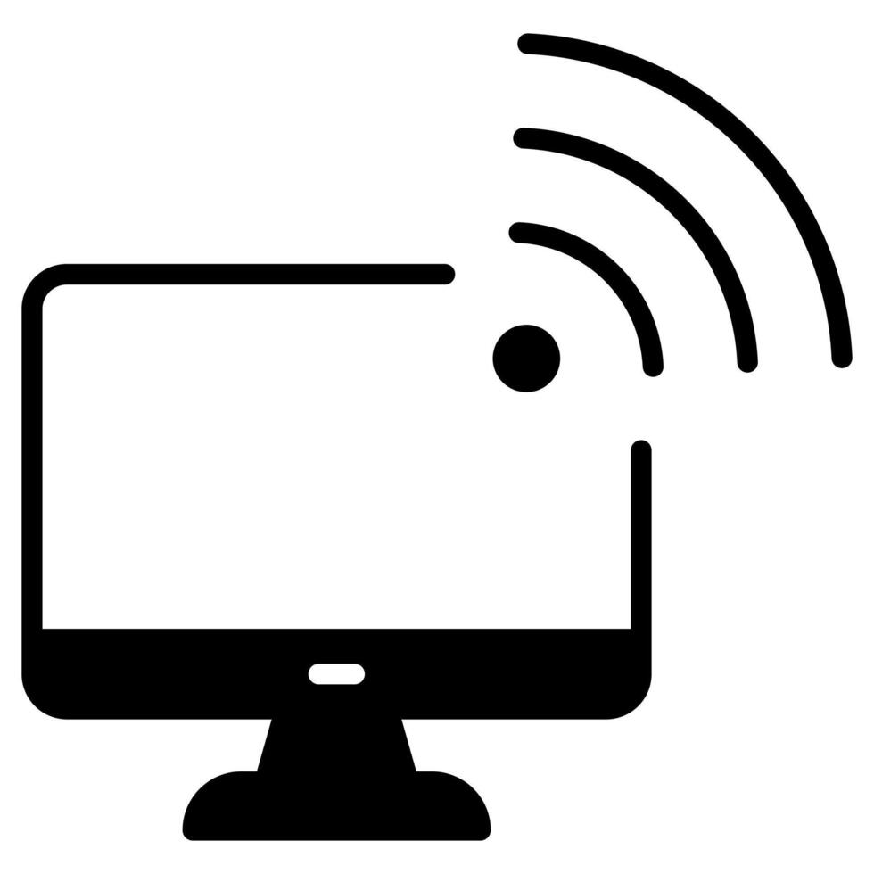 Wireless Connectivity icon line vector illustration