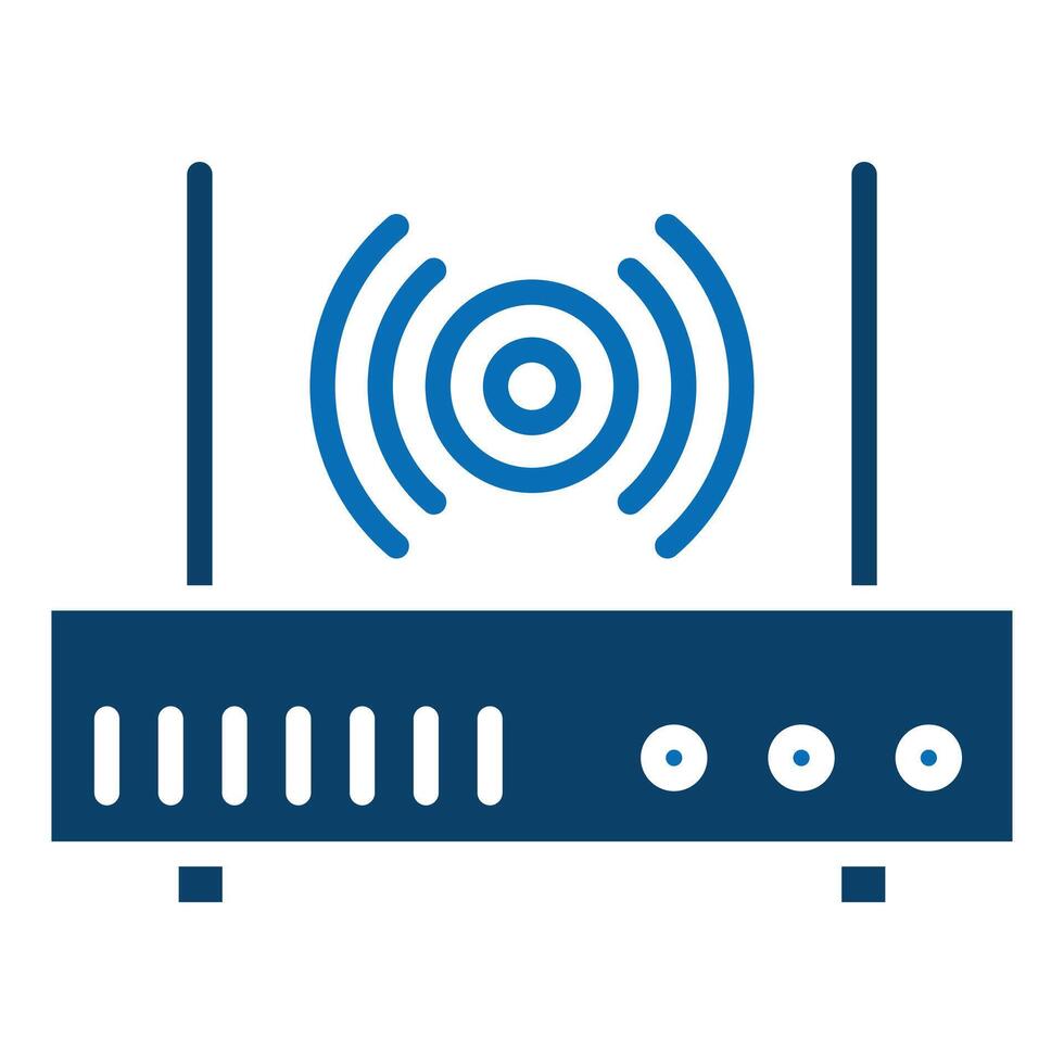 IoT Gateway icon line vector illustration