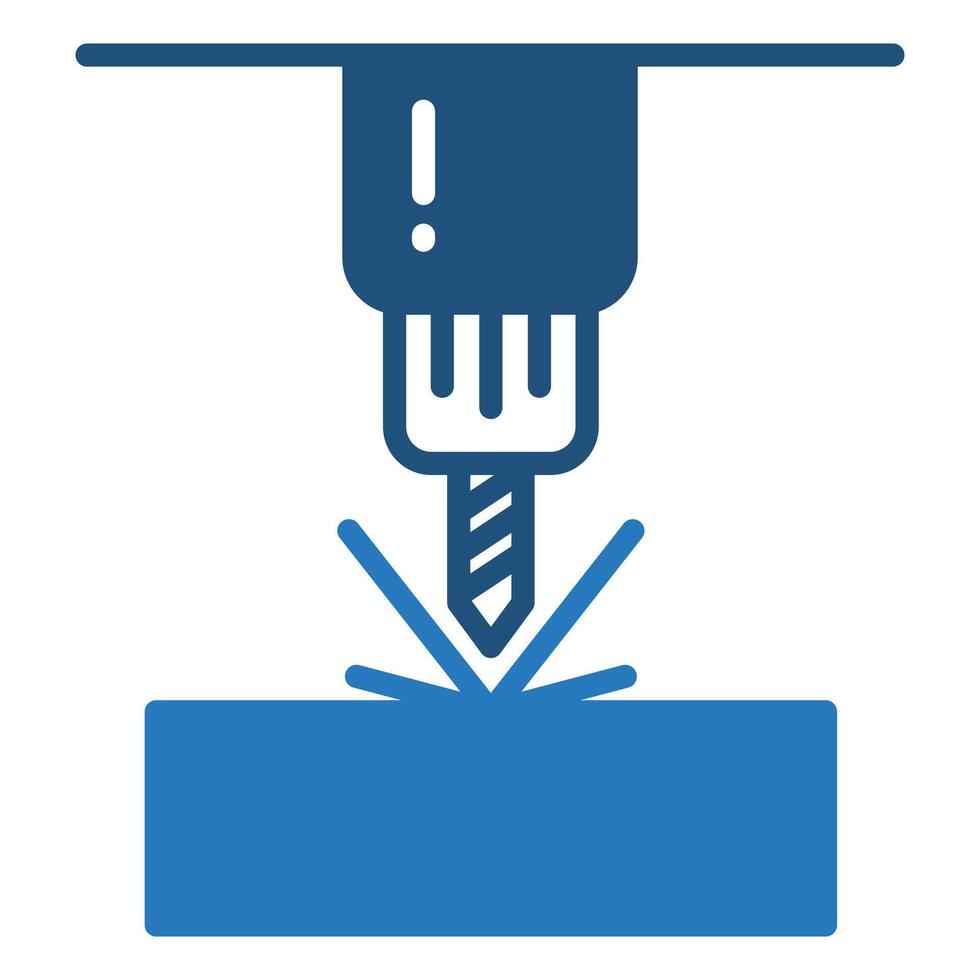 Fabrication Tools icon line vector illustration