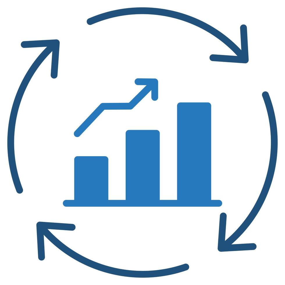 Continuous Improvement icon line vector illustration