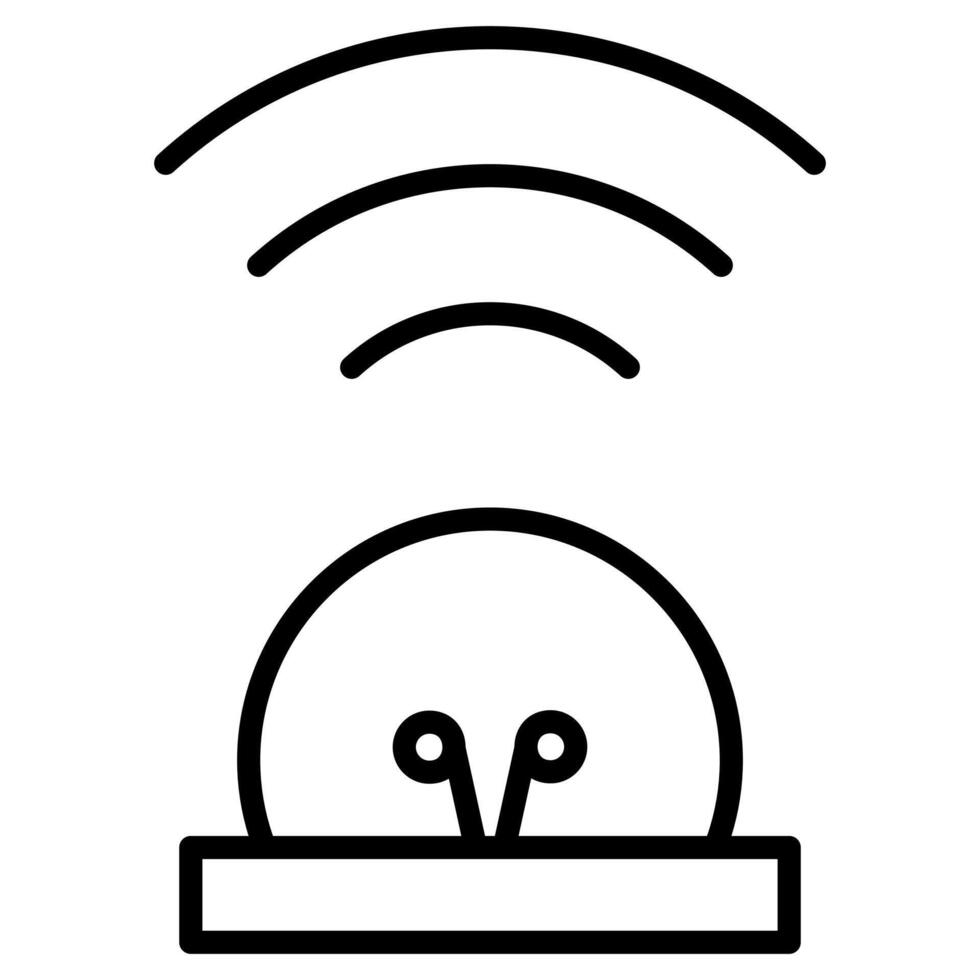 Smart Sensors icon line vector illustration