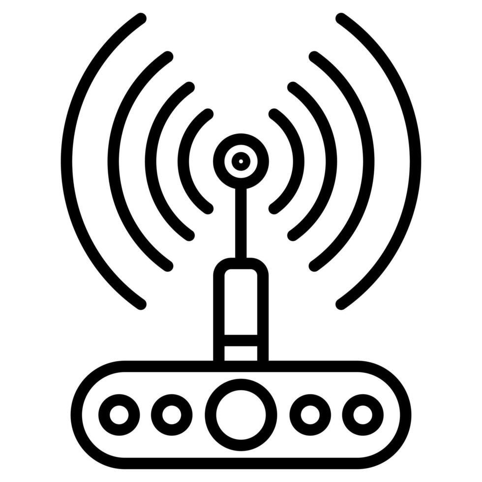 IoT Sensors icon line vector illustration