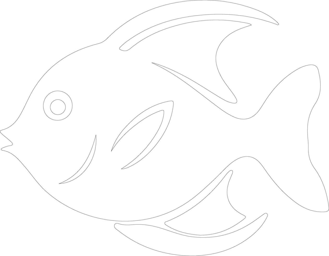 dory   outline silhouette vector