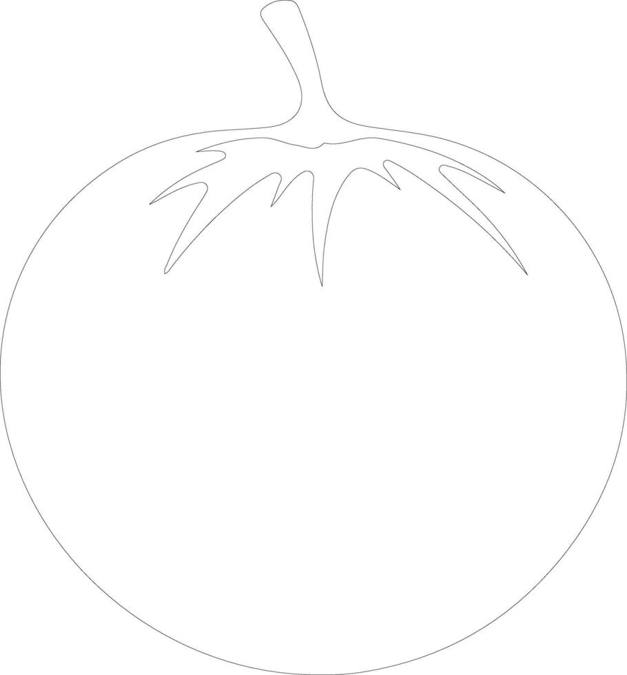 pomelo  outline silhouette vector