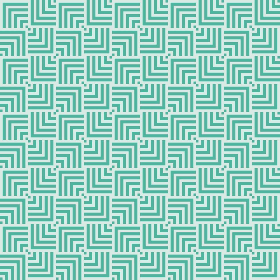 Green seamless abstract geometric overlapping squares pattern vector