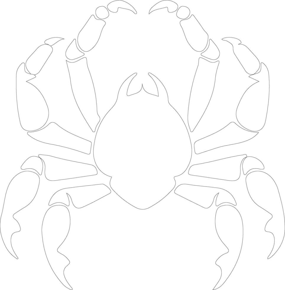 arthropod  outline silhouette vector
