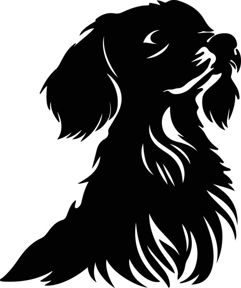 Lwchen  silhouette portrait vector