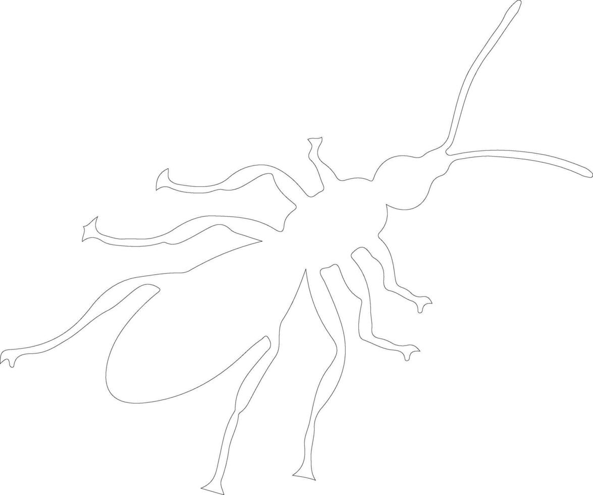 termite   outline silhouette vector