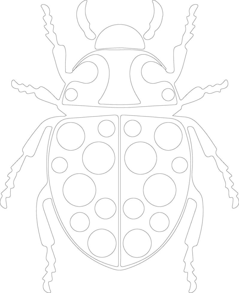 arlequín error contorno silueta vector