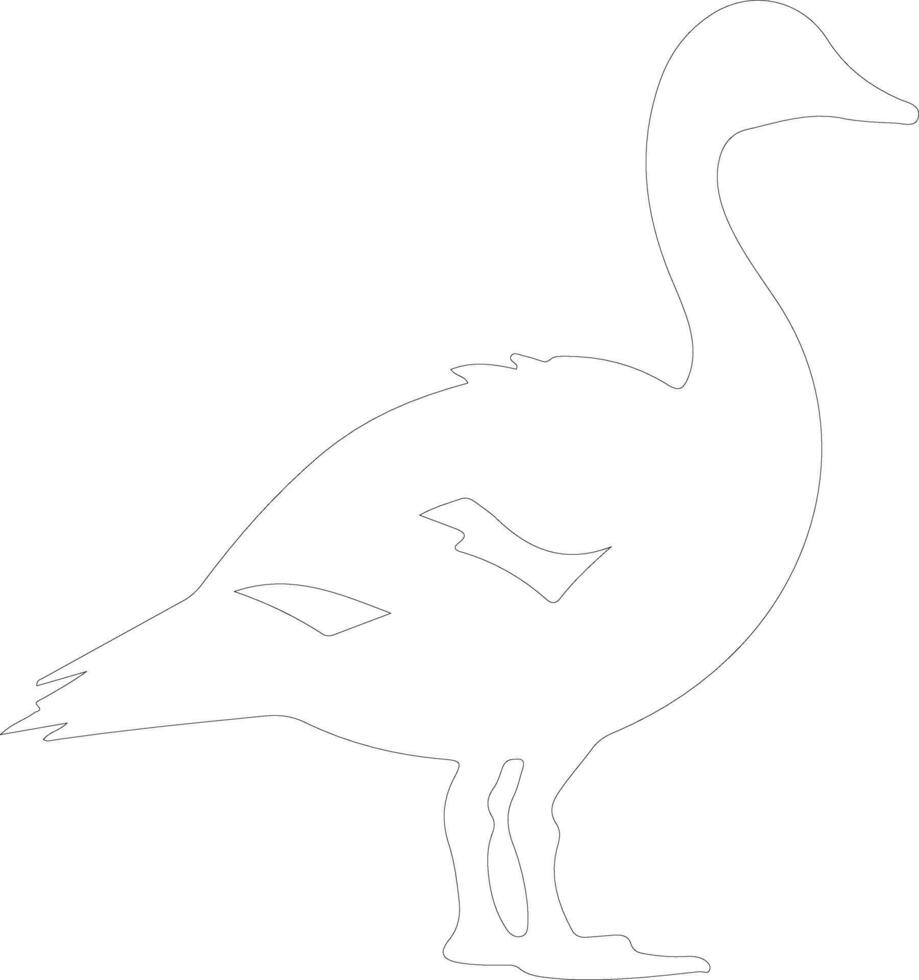 Canadagoose outline silhouette vector