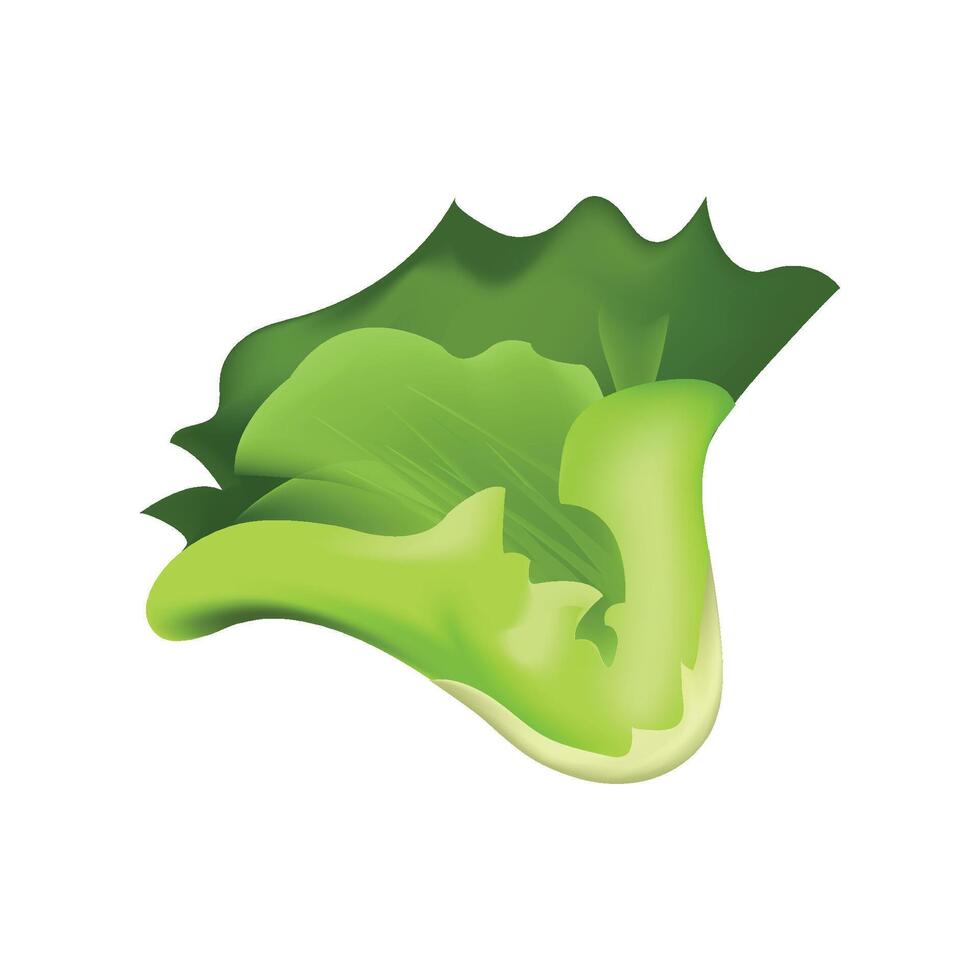 Green plant Emoji Vector Design. Nutrition Vegetable Art Illustration Agriculture Fresh Farm Product. Green plant isolated on white background.
