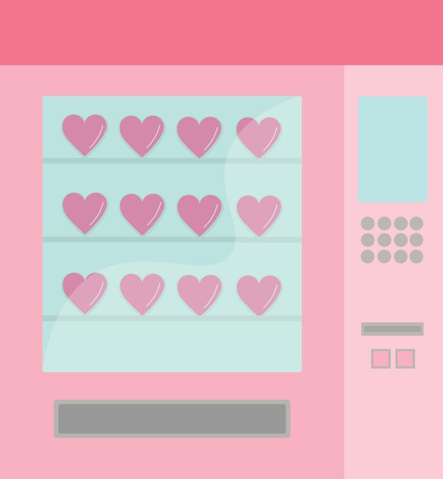 Love Vending Machine vector