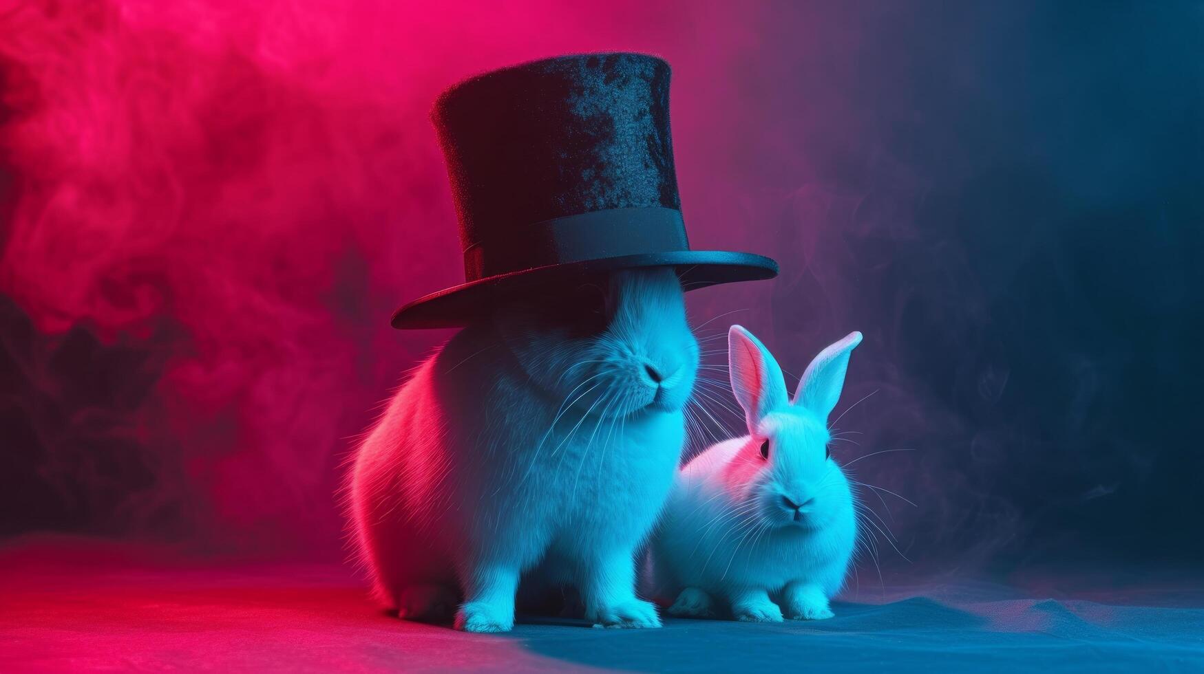 AI generated Magic background for magician advertising photo