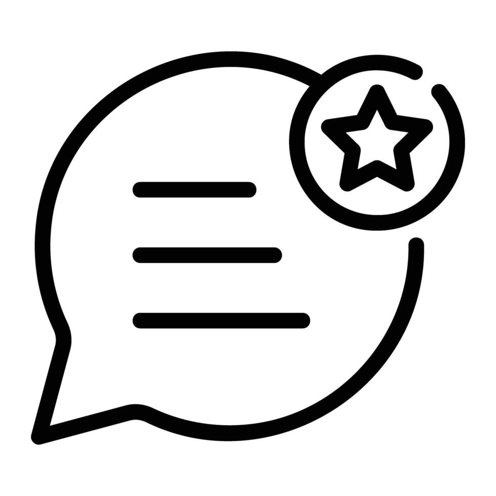 favourite Line Icon Background White vector