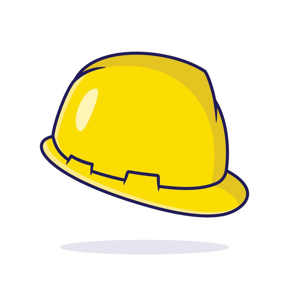 free vector cartoon hard hats art design, vector illustration